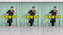 左右毽子步-曳步舞动作合集（横屏）