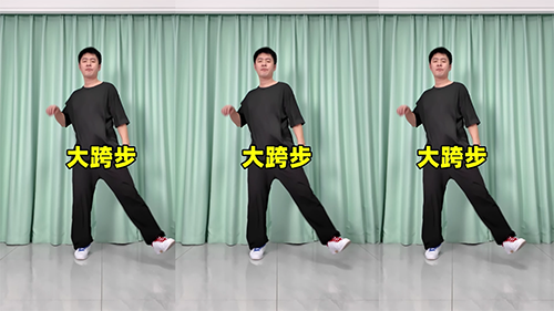 大跨步-曳步舞动作合集（横屏）